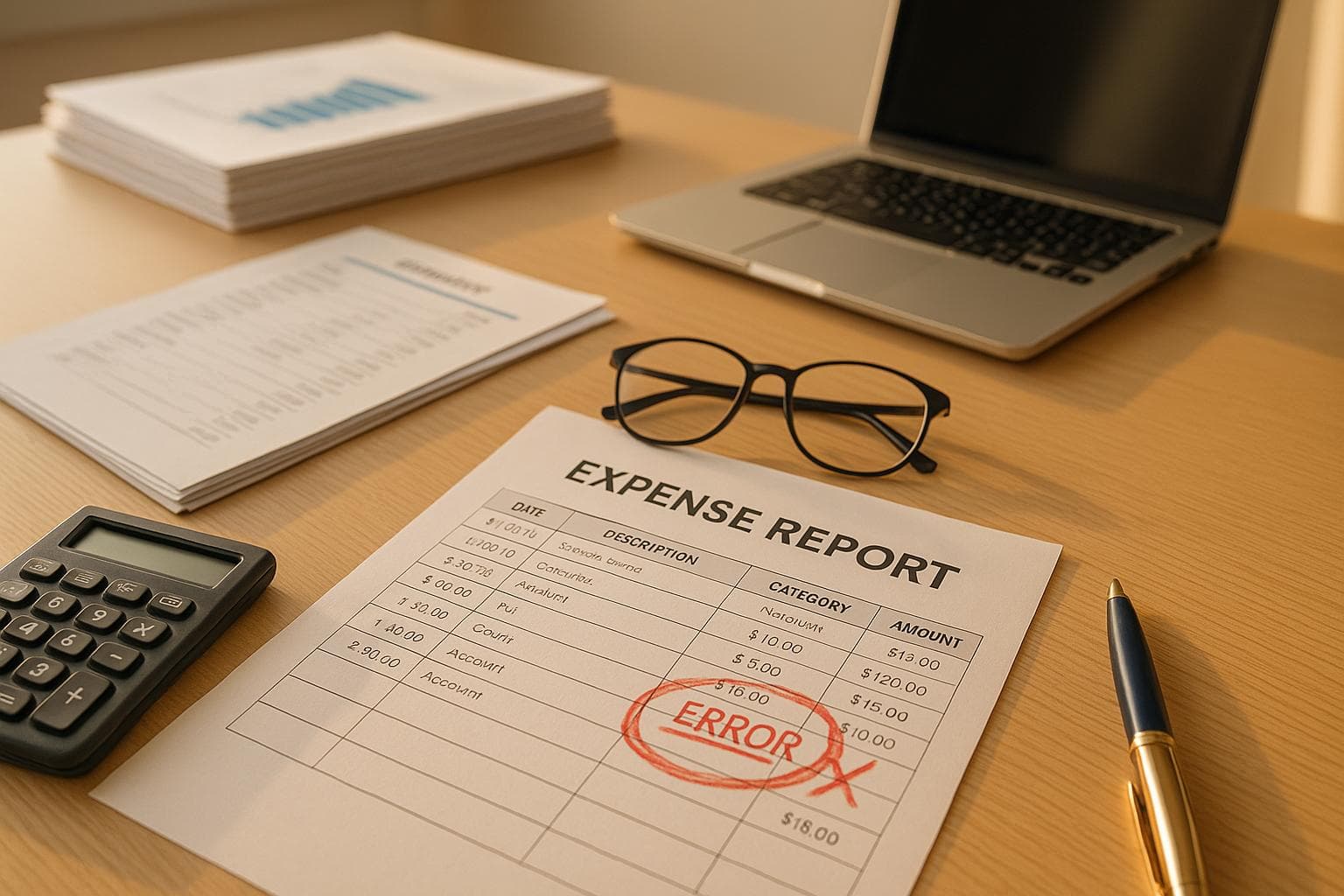 Top Mistakes in Business Expense Reports